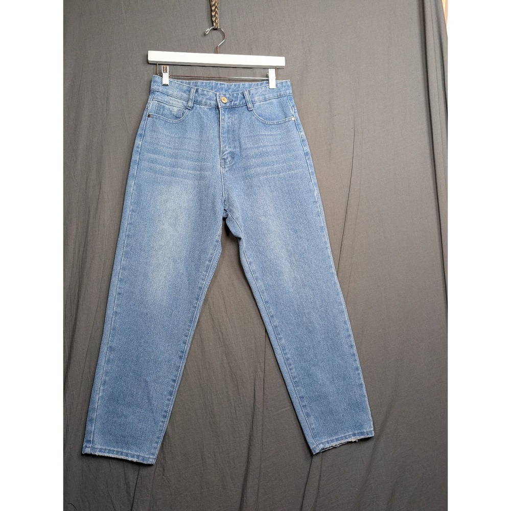 Kids Blue Denim Jeans Size Large Light Wash